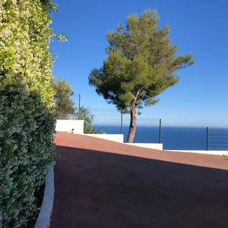 Vue Mer.tranquilite.cap D'ail A 10 Mn De Monaco דירה