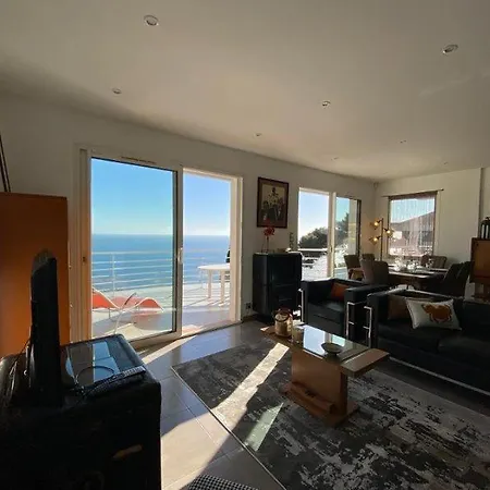 דירה Vue Mer.tranquilite.cap D'ail A 10 Mn De Monaco *