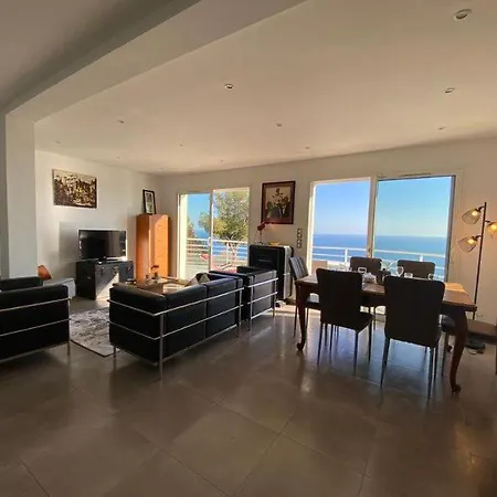 Appartement Vue Mer.tranquilite.cap D'ail A 10 Mn De Monaco *