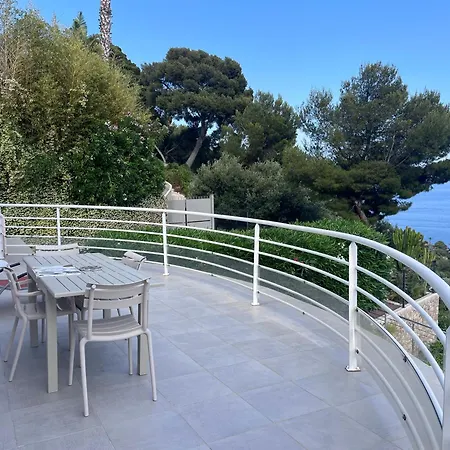 Vue Mer.tranquilite.cap D'ail A 10 Mn De Monaco Lejlighed *