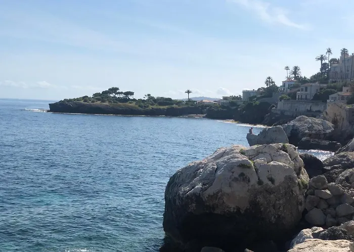 Vue Mer.tranquilite.cap D'ail A 10 Mn De Monaco 아파트