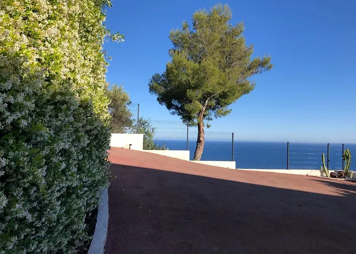 Vue Mer.tranquilite.cap D'ail A 10 Mn De Monaco 아파트