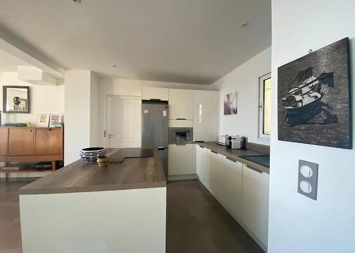 Vue Mer.tranquilité.cap D'ail à 10 Mn De Monaco Appartamento *