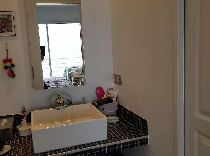 Vue Mer.tranquilite.cap D'ail A 10 Mn De Monaco 아파트
